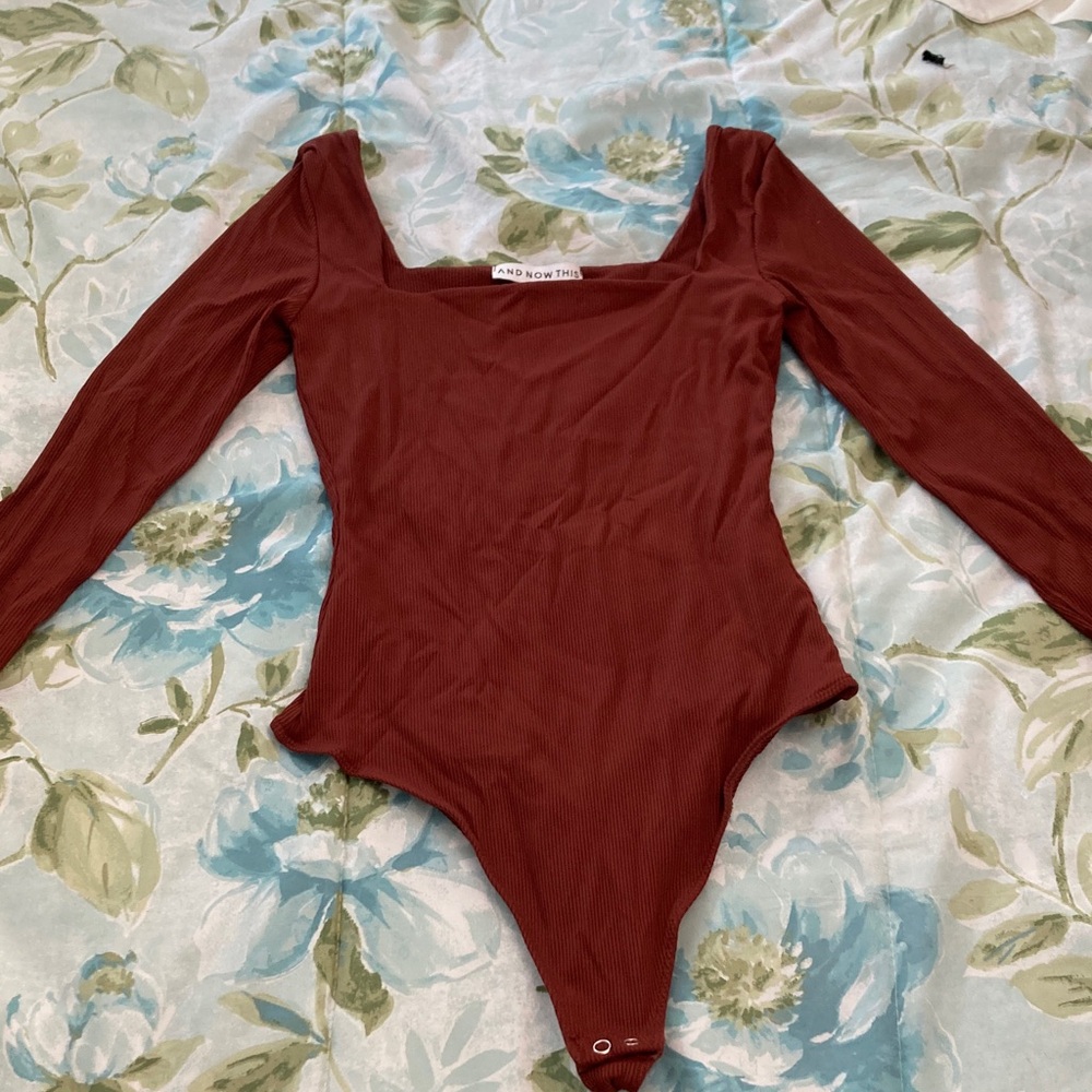 Rust Long Sleeve Bodysuit